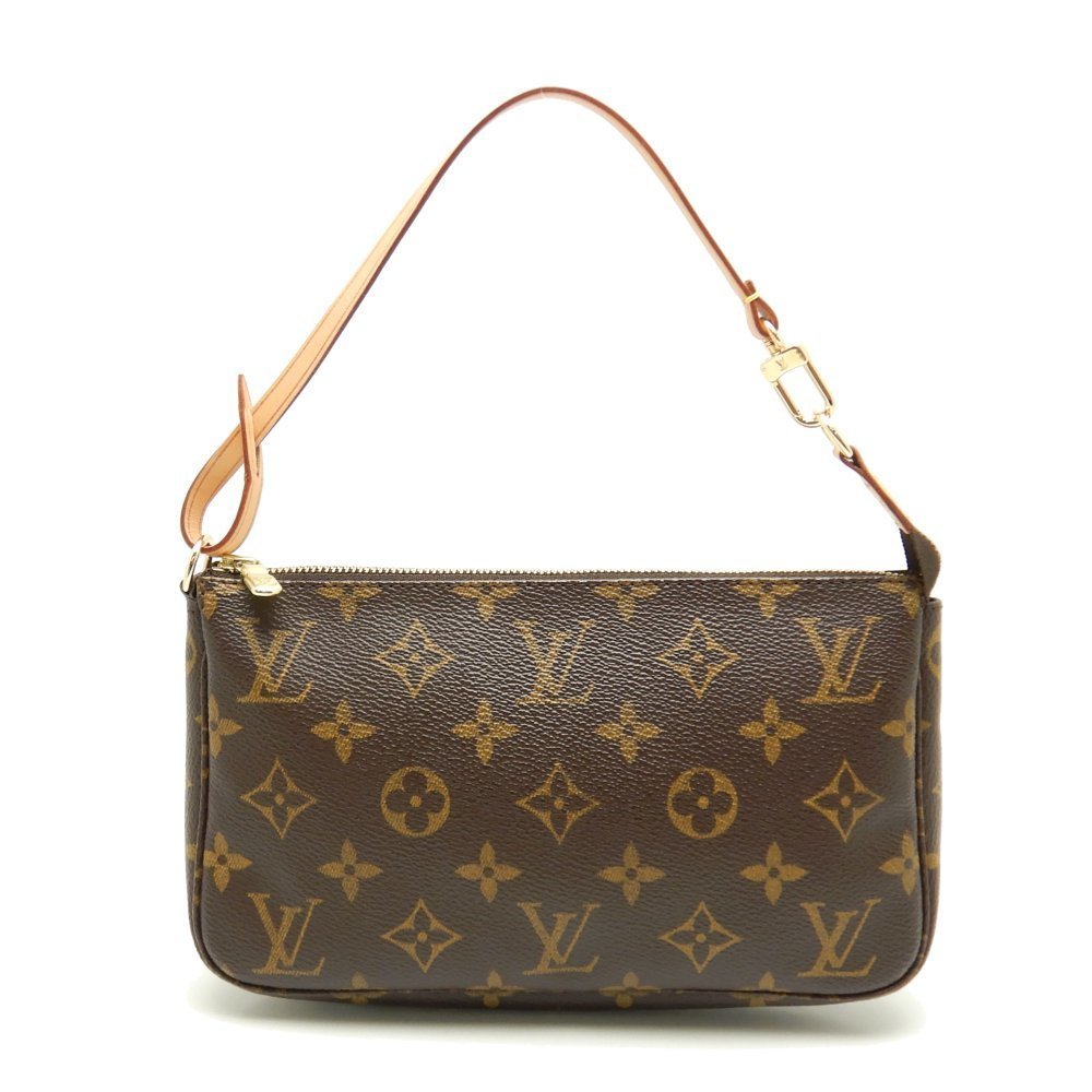 Louis Vuitton Monogram Pochette Accessoires Brown Accessory Pouch
